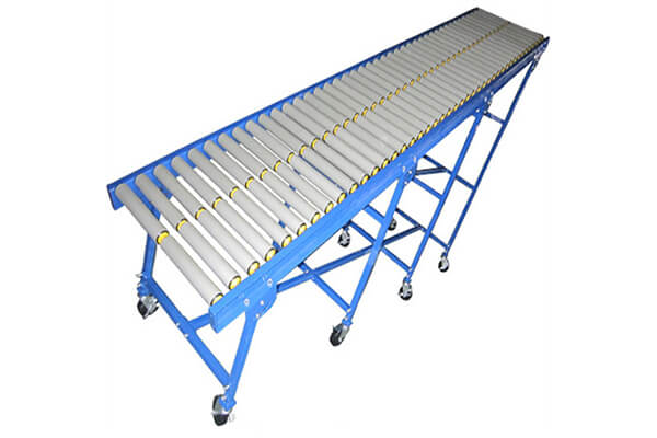 Inclined roller conveyor